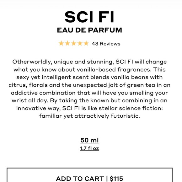 ✨ Lightly Used (Sampled, Most Left) ✨ • Ellis Brooklyn SCI FI ~1.7 oz. - Picture 2 of 6